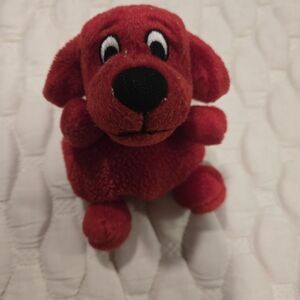 Clifford The Big Red Dog Small Vintage Soft Beanie Plush Red Collectable